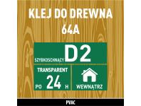 Zdjęcie: Klej do drewna 64A - 750 g szybkoschnący SOUDAL