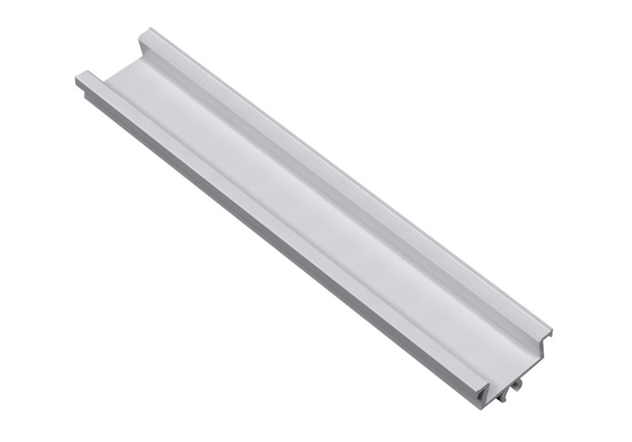 Zdjęcie: Profil LED Glax srebrny z regulowanym kątem świecenia część wewnętrzna 200 cm GTV