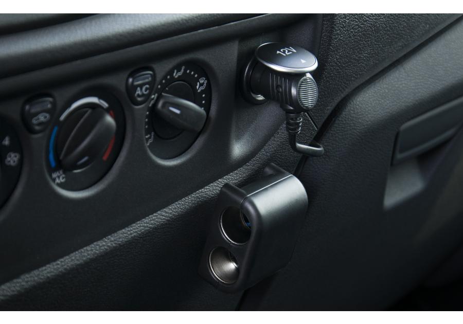 Zdjęcie: Rozgałęźnik gniazda zapalniczki samochodowej na 2 gniazda z kablem LB0125 LIBOX