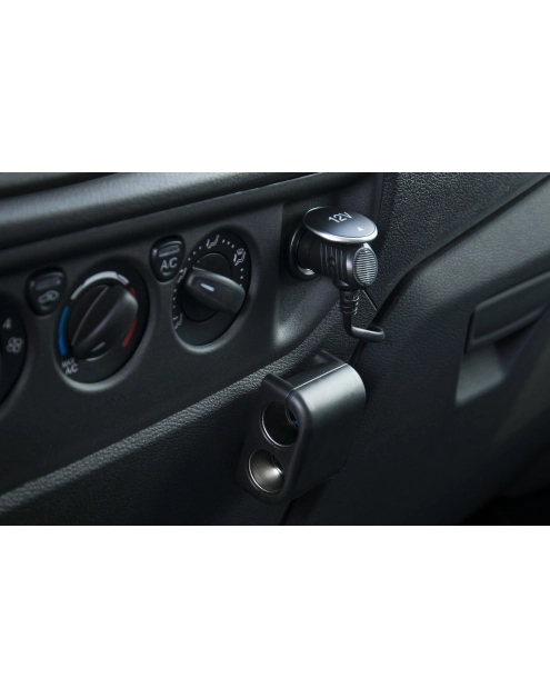 Zdjęcie: Rozgałęźnik gniazda zapalniczki samochodowej na 2 gniazda z kablem LB0125 LIBOX