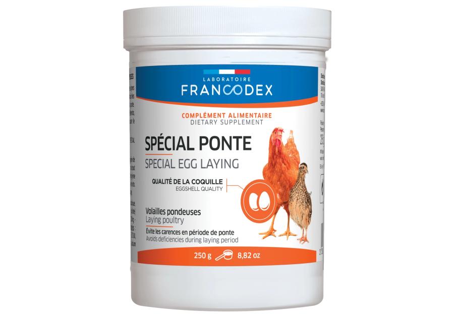 Zdjęcie: Preparat wspomagający kury nioski z wapniem Egg Production 400g FRANCODEX