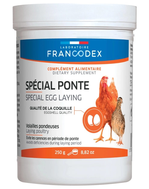 Zdjęcie: Preparat wspomagający kury nioski z wapniem Egg Production 400g FRANCODEX