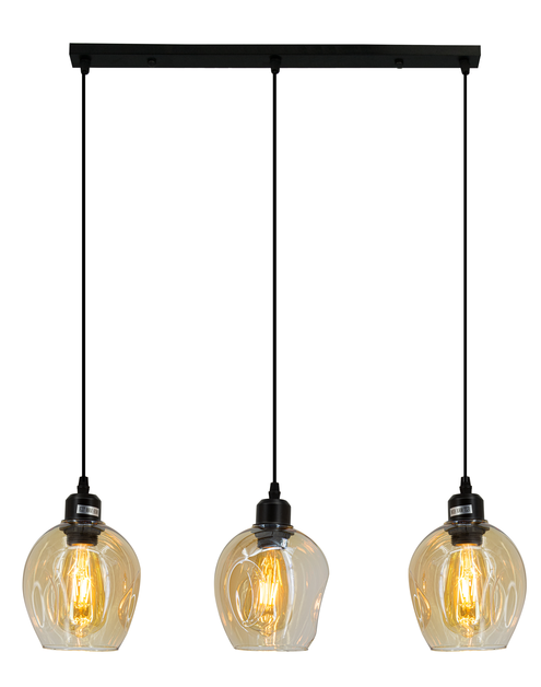 Zdjęcie: Lampa wisząca Atena 8182/3 BL 21QG ELEM