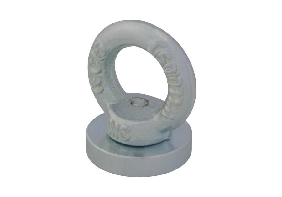Zdjęcie: Magnes neodymowy okrągły z oczkiem M6 32x7 mm STAHL