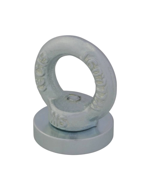 Zdjęcie: Magnes neodymowy okrągły z oczkiem M6 32x7 mm STAHL