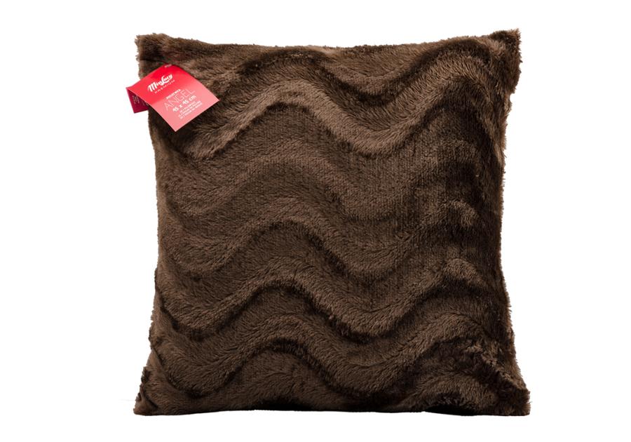 Zdjęcie: Poszewka Angle 45x45 cm brąz MISS LUCY