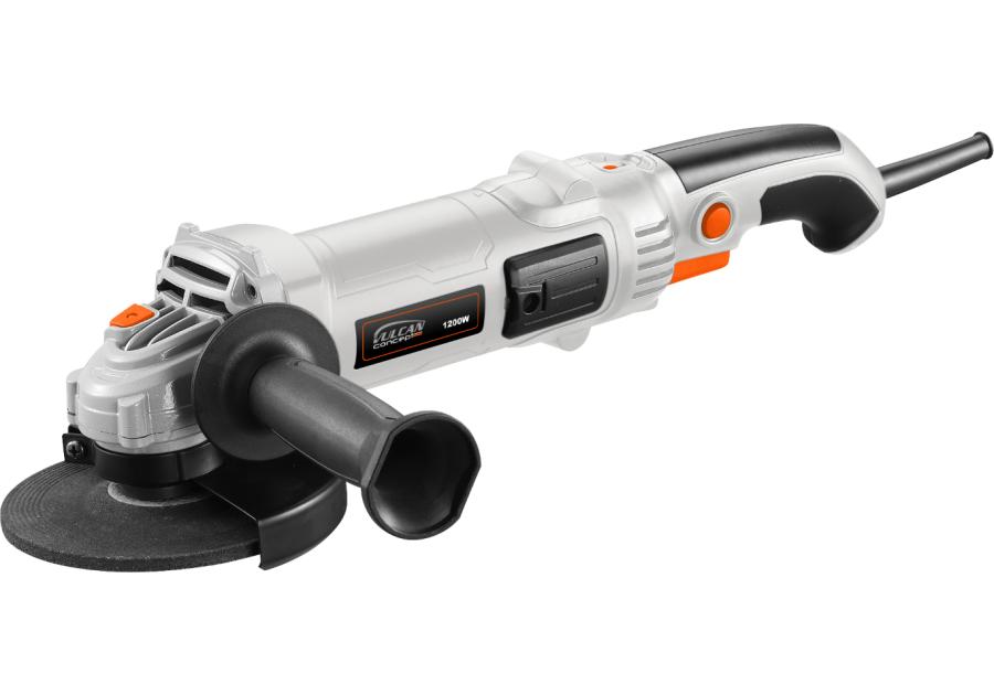 Zdjęcie: Szlifierka kątowa 1200w, 125mm, 0-11500/min concept, VULCAN