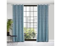 Zdjęcie: Zasłona gotowa Laura 140x250 cm niebieski EUROFIRANY