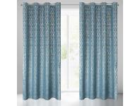 Zdjęcie: Zasłona gotowa Laura 140x250 cm niebieski EUROFIRANY