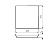 Zdjęcie: Oprawa LED Beno 12-18 W CCT-L G KANLUX