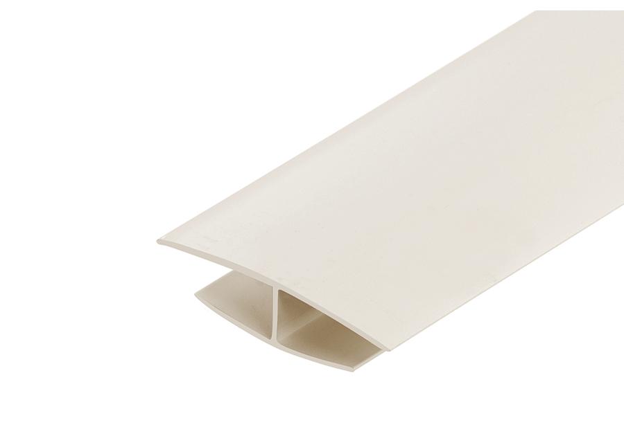 Zdjęcie: Listwa łącząca H do paneli ściennych PVC 3 m Kość Słoniowa CEZAR