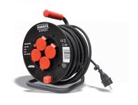 Zdjęcie: Przedłużacz zwijany do zast na zewnątrz 25 m przekrój 3x1,5 mm RAWLPLUG