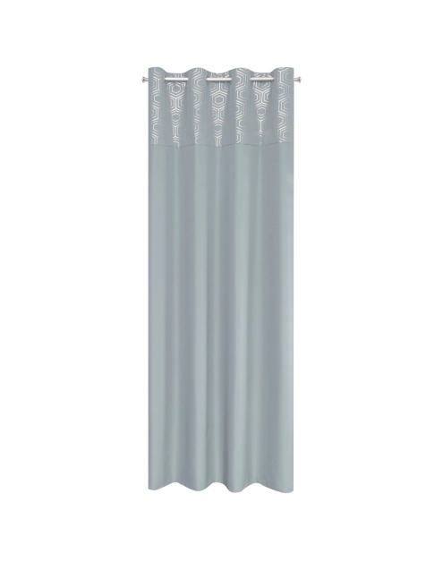 Zdjęcie: Zasłona gotowa Dafne 140 x 240 cm srebrny EUROFIRANY