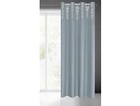 Zdjęcie: Zasłona gotowa Dafne 140 x 240 cm srebrny EUROFIRANY