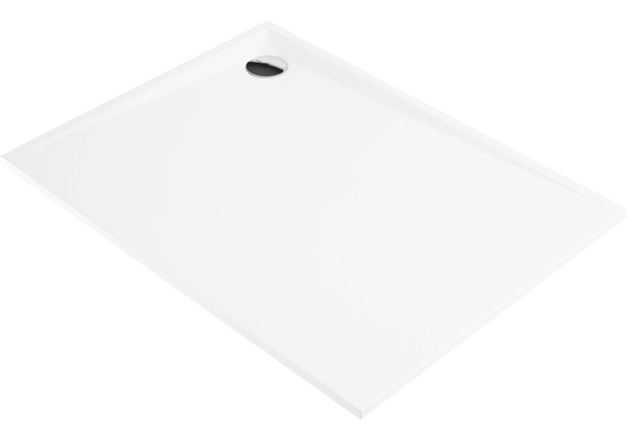 Zdjęcie: Brodzik akrylowy prostokątny 120x80 cm Kerria Plus biały DEANTE