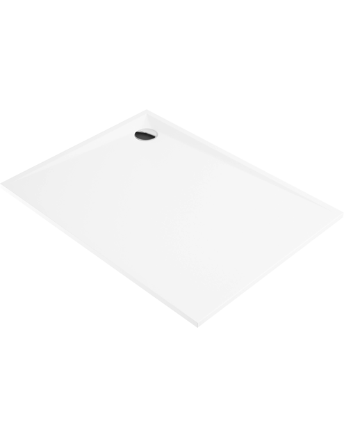 Zdjęcie: Brodzik akrylowy prostokątny 120x80 cm Kerria Plus biały DEANTE