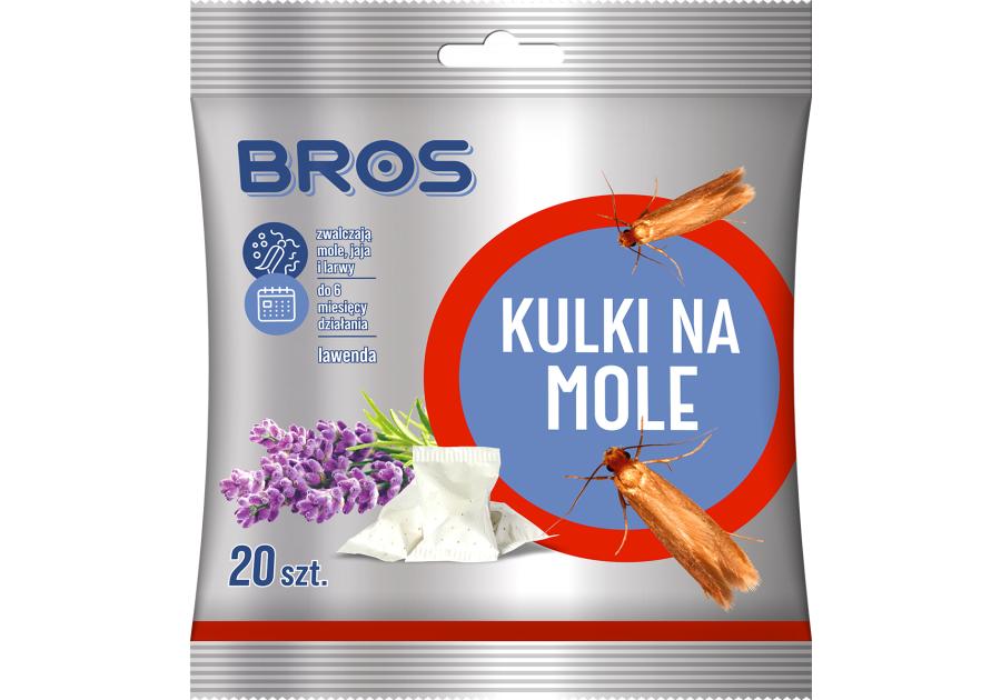 Zdjęcie: Kulki lawendowe na mole 120 g BROS