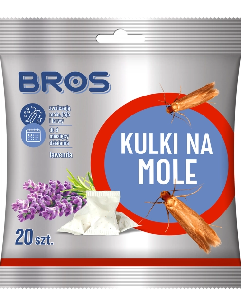 Zdjęcie: Kulki lawendowe na mole 120 g BROS