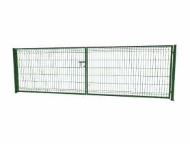 Brama 3D 400x123 cm ocynk 6005 komplet BETAFENCE