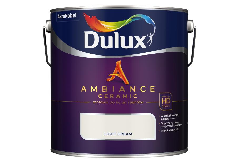 Zdjęcie: Farba ceramiczna Ambiance Light Cream 2,5 L DULUX