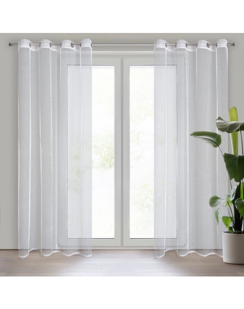 Zdjęcie: Firana gotowa Mel 140x250 cm biały EUROFIRANY