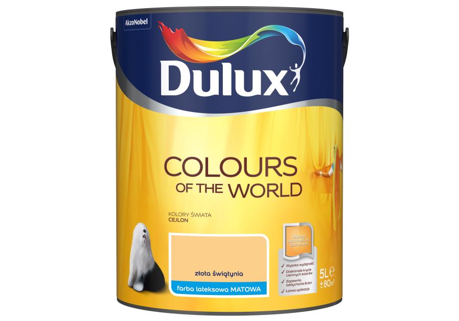 Zdjęcie: Farba do wnętrz Kolory Świata 5 L złota świątynia DULUX