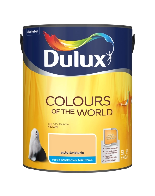 Zdjęcie: Farba do wnętrz Kolory Świata 5 L złota świątynia DULUX