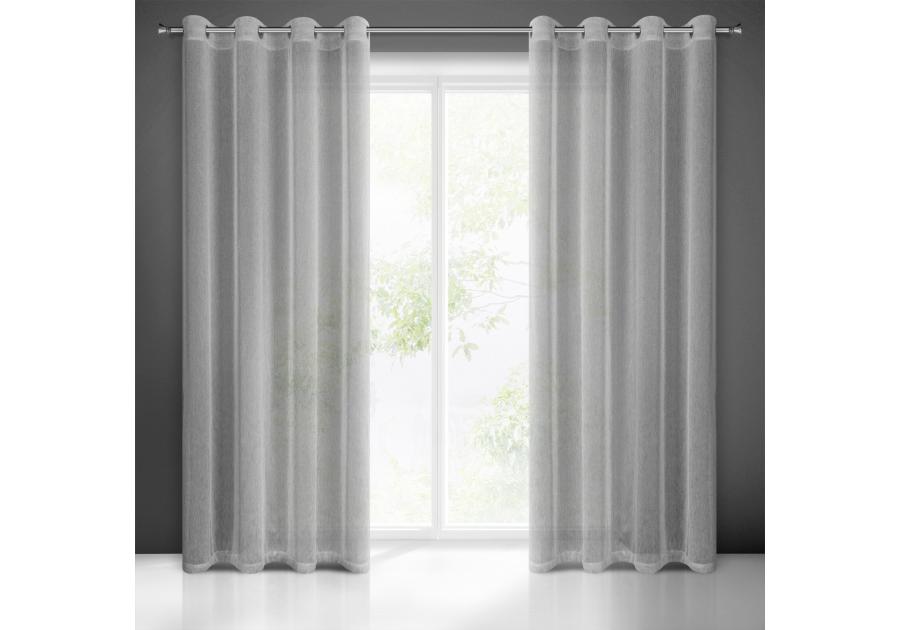 Zdjęcie: Zasłona gotowa Adela 140x250 cm stalowy EUROFIRANY
