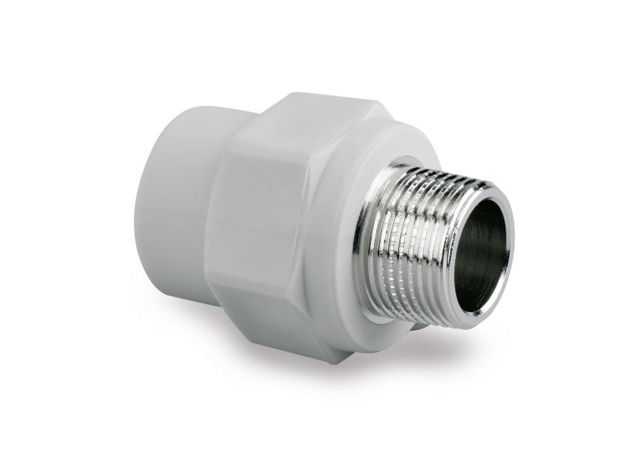 Zdjęcie: Złączka PP-R gwint zewnętrzny 20/1/2 PIPELIFE