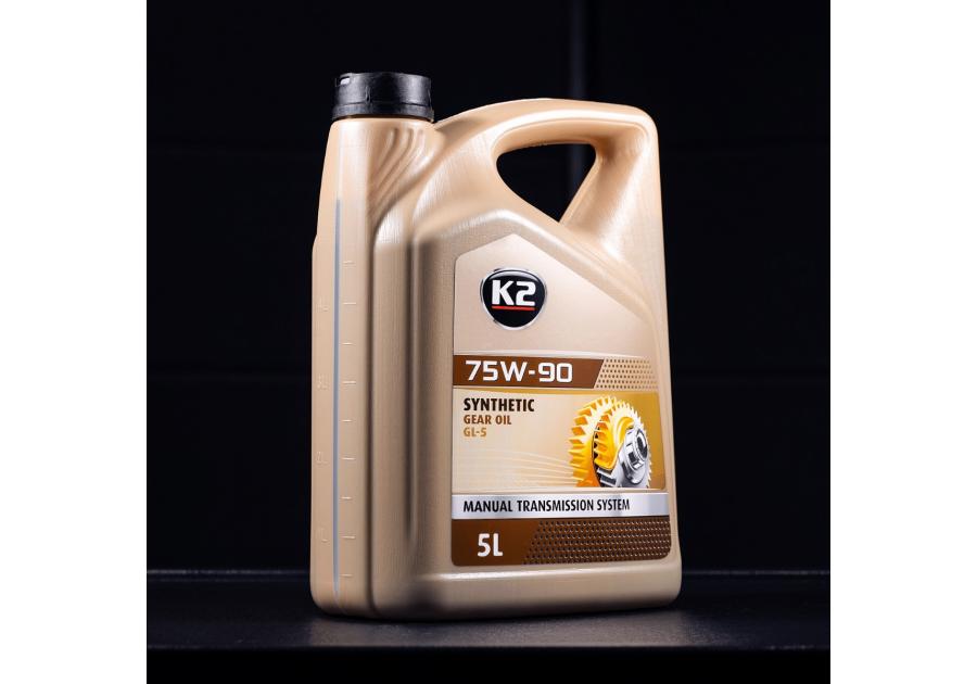 Zdjęcie: Olej syntetyczny 75W-90 5 L K2