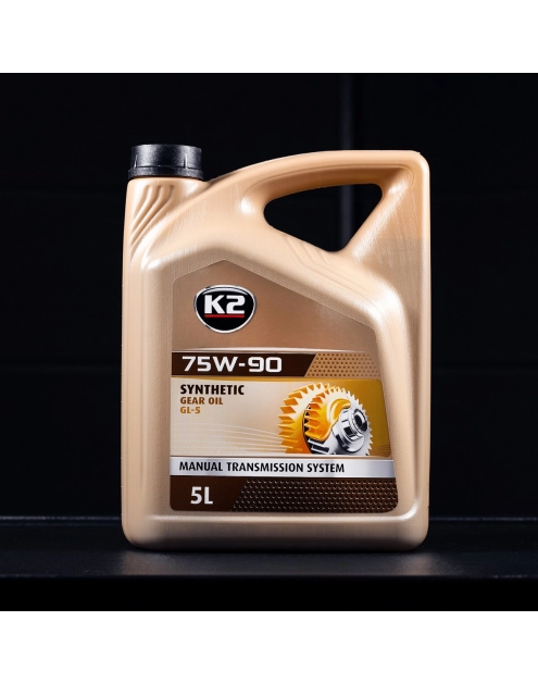 Zdjęcie: Olej syntetyczny 75W-90 5 L K2