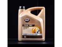 Zdjęcie: Olej syntetyczny 75W-90 5 L K2