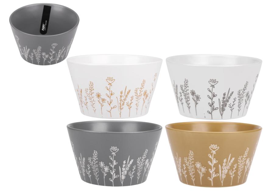 Zdjęcie: Miseczka Suszone kwiaty 450 ml z kamionki 91426 RAVI