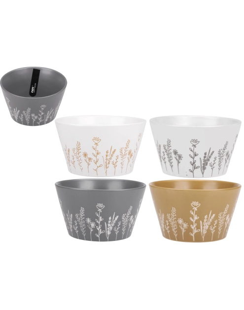 Zdjęcie: Miseczka Suszone kwiaty 450 ml z kamionki 91426 RAVI