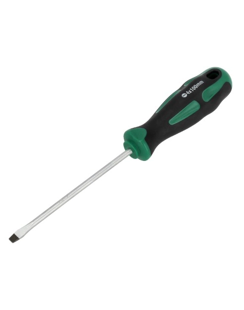 Zdjęcie: Wkrętak płaski 4 x 100 mm S-12356 STALCO