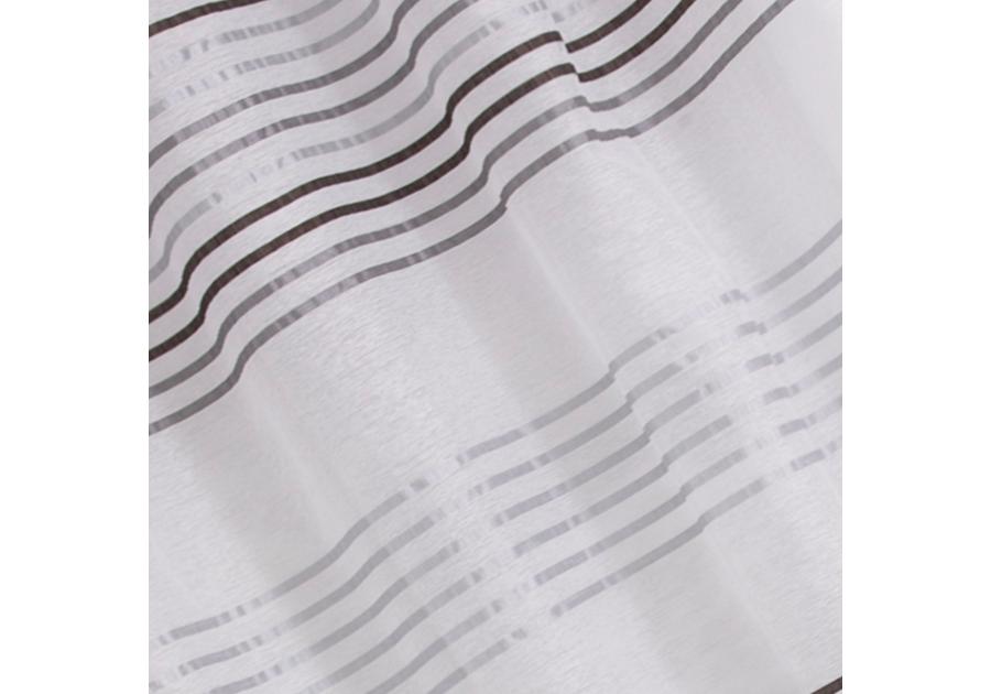 Zdjęcie: Zasłona Umra 140x250 cm srebrno-czarna EUROFIRANY