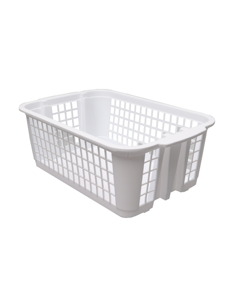 Zdjęcie: Koszyk plastikowy Benito biały 30,5x20x11 cm SYSTEMO