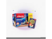 Zdjęcie: Zestaw Ultramax Box mop płaski z wiadrem + książka dla dzieci VILEDA