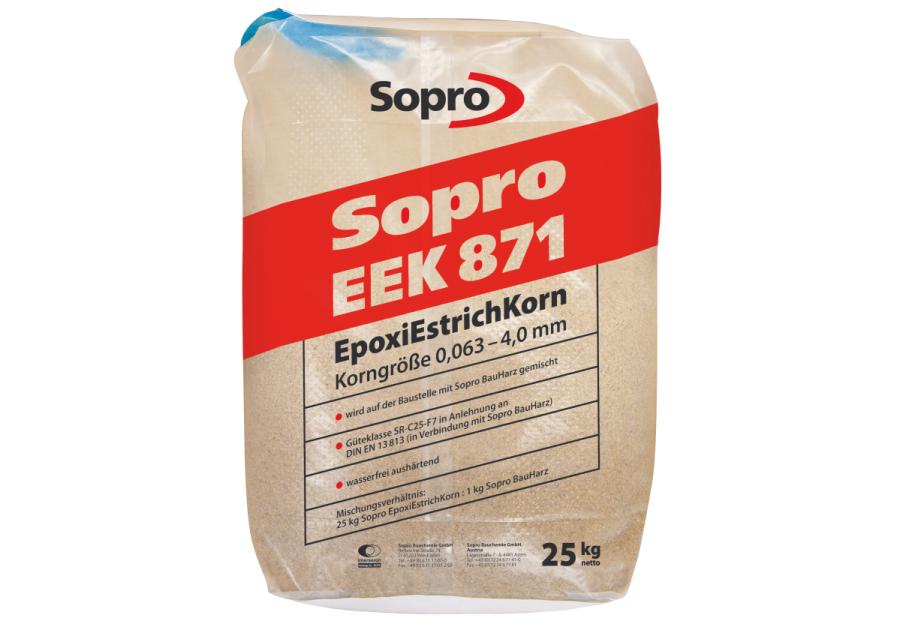 Zdjęcie: Kruszywo do jastrychu epoksydowego EEK 871 25 kg SOPRO