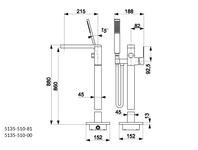 Zdjęcie: Bateria wannowa Logon wolnostojąca KFA