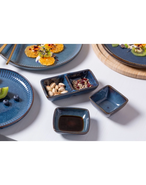 Zdjęcie: Naczynie 2-dzielne Reactive Stripes do dipów 14x6,5 cm ALTOM DESIGN