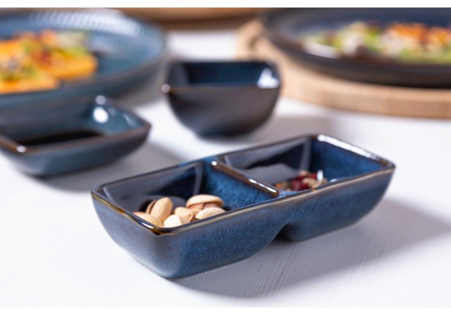 Zdjęcie: Naczynie 2-dzielne Reactive Stripes do dipów 14x6,5 cm ALTOM DESIGN