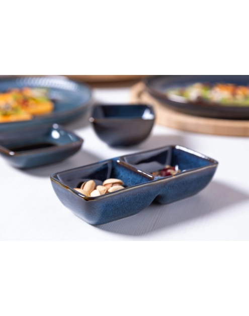 Zdjęcie: Naczynie 2-dzielne Reactive Stripes do dipów 14x6,5 cm ALTOM DESIGN