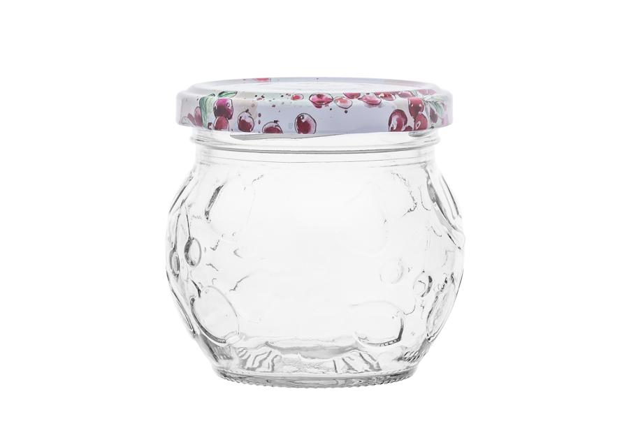 Zdjęcie: Komplet 6 słoików Spiżarnia Pani Domu grawerowanych 215 ml z zakrętką fi 66 4-zaczepową ALTOM DESIGN