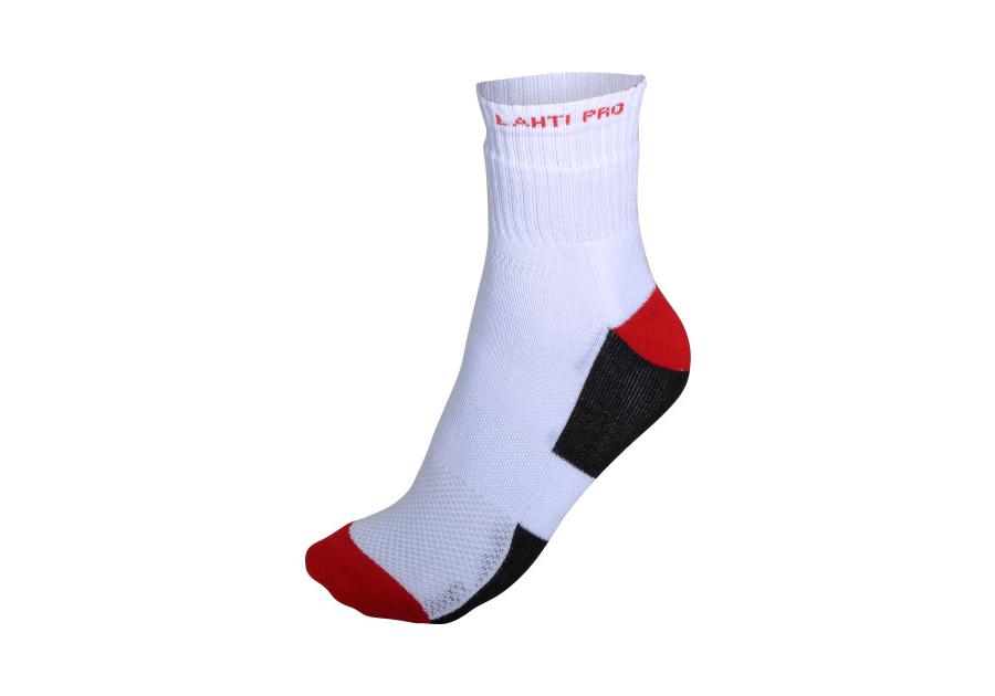 Zdjęcie: Skarpety robocze biało-czerwone 3 pary 43-46 LAHTI PRO