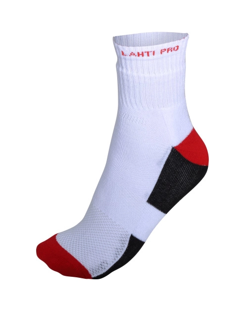 Zdjęcie: Skarpety robocze biało-czerwone 3 pary 43-46 LAHTI PRO
