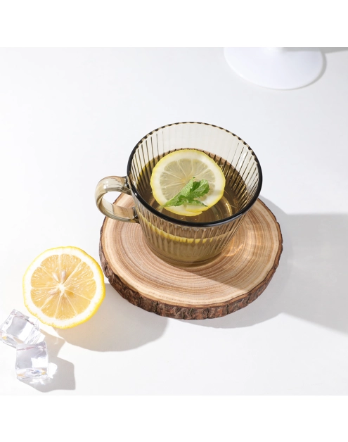 Zdjęcie: Kubek szklany Selena 410 ml bursztynowy ALTOM DESIGN