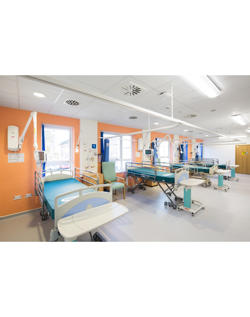 Zdjęcie: Płyta sufitowa MediCare Standard A15/24 1200x600x15 mm akustyczny sufit podwieszany ROCKFON