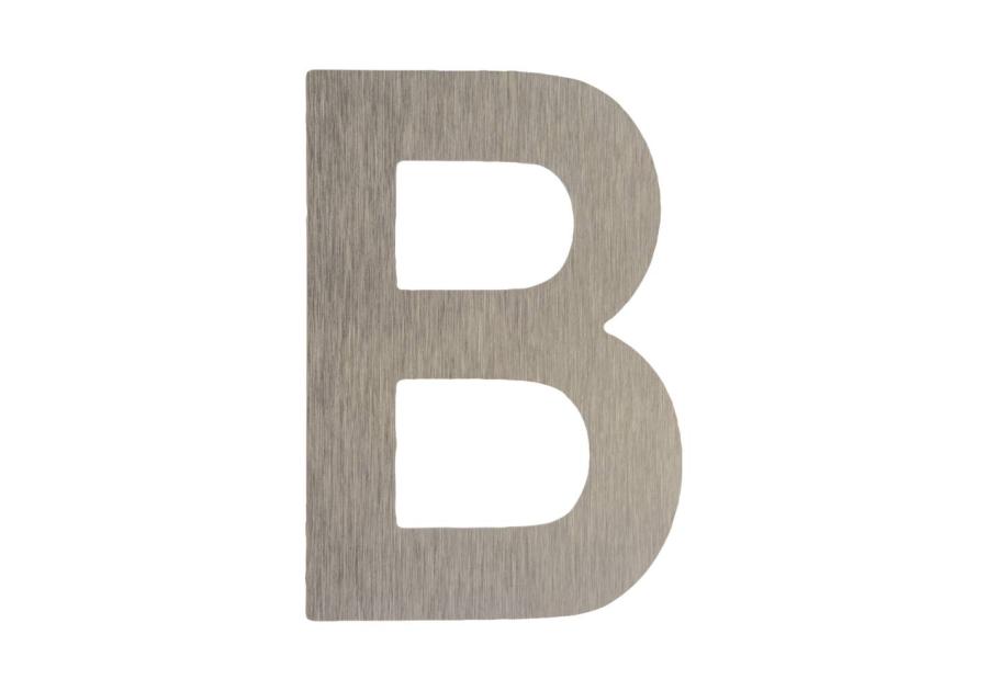 Zdjęcie: Litera "B" samoprzylepna Ano 50 mm inox METRO