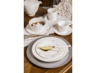 Zdjęcie: Filiżanka ze spodkiem porcelanowa świąteczna Zimowy Blask 240 ml ALTOMDESIGN